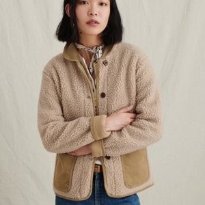 Alex Mill Marley Sherpa Corduroy Pocket Work Jacket